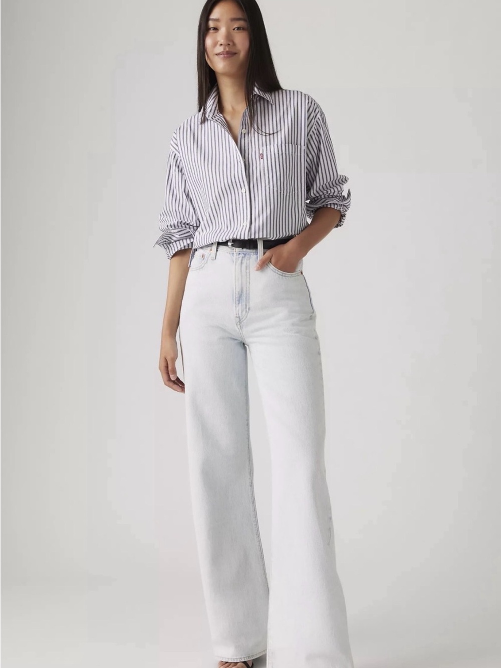 Levi’s Ribcage Wide Leg Jeans - Light Wash / Be Prepared Size 27